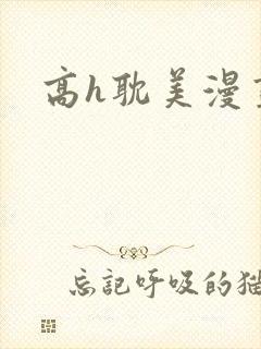 高h耽美漫画