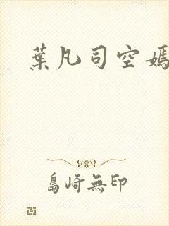 叶凡司空嫣然