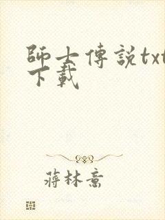 师士传说txt下载