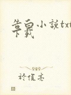 告白小说txt下载