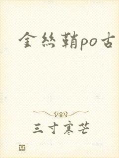 金丝鞘po古言