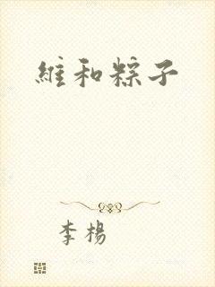 维和粽子