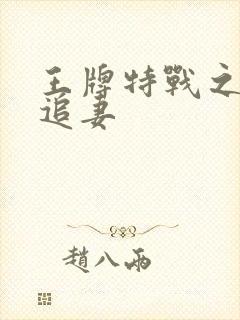 王牌特战之军少追妻封面
