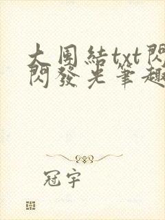 大团结txt闪闪发光笔趣阁