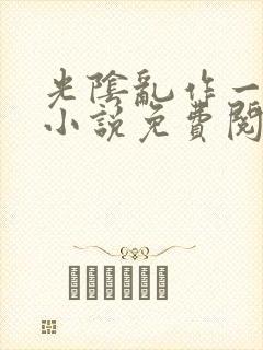 光阴乱作一团的小说免费阅读封面