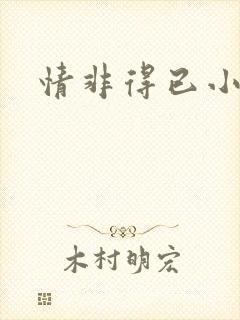 情非得已小说