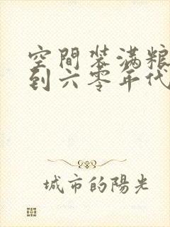 空间装满粮食回到六零年代