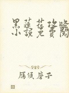 黑莲花攻略手册小说免费阅读全文