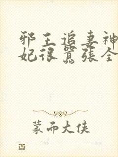 邪王追妻神医狂妃很嚣张全文免费封面