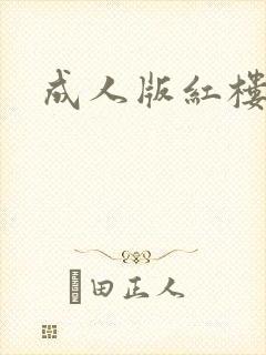 成人版红楼梦封面