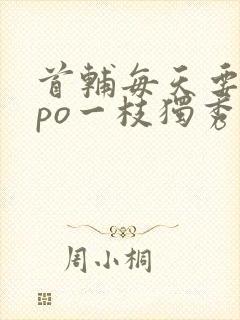 首辅每天要不够po一枝独秀全文