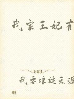 我家王妃有点野