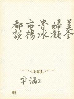 都市贵妇美腿小说杨冰凝全文阅读