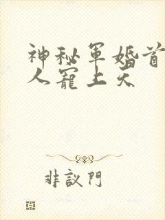 神秘军婚首长大人宠上天