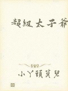 超级太子爷