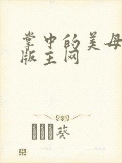 掌中的美母第一版主网