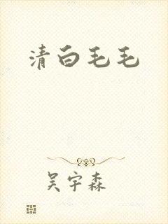 清白毛毛
