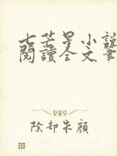 七芒星小说免费阅读全文笔趣阁