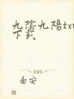 九阴九阳txt下载封面