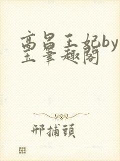 高昌王妃by黛玉笔趣阁封面