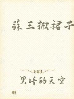 苏三掀裙子