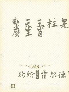 擎天玉柱是指什么生肖