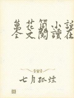 万花筒小说免费全文阅读在线