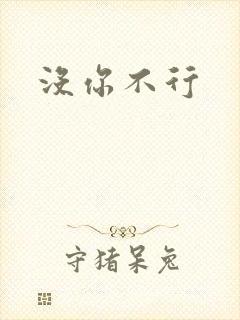 没你不行