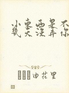 小东西是不是好几天没弄你了封面