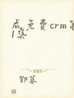 成免费crm第1集封面