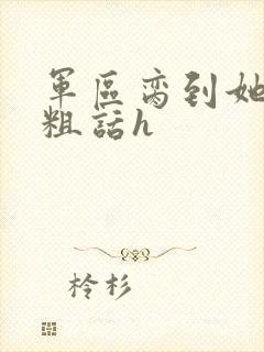 军区脔到她哭h粗话h