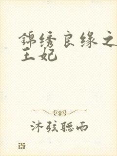 锦绣良缘之北地王妃封面