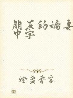 朋友的娇妻hd中字