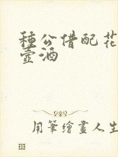 种公借配花间一壶酒