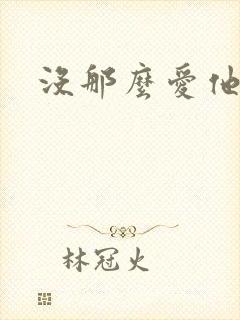 没那么爱他封面