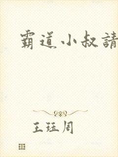 霸道小叔请轻撩封面