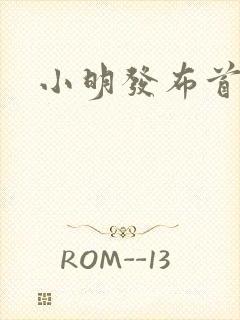 小明发布首页