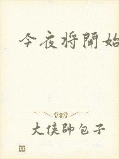 今夜将开始小说