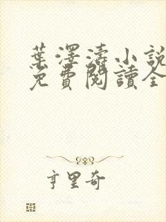 叶泽涛小说全文免费阅读全文