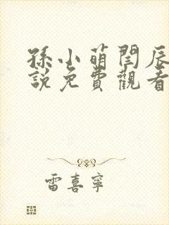 孙小萌闫辰的小说免费观看