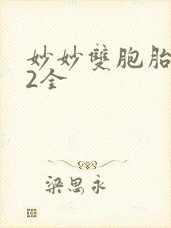 妙妙双胞胎1-2全封面