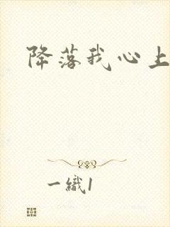 降落我心上