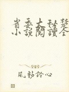 省委大秘楚东恒小说阅读全文封面