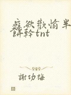 瘾欲欢愉半块小饼干tnt封面