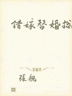 错嫁替婚总裁封面