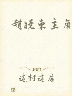 赵晓东主角小说