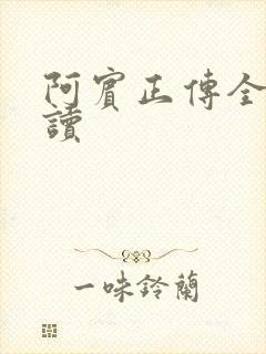 阿宾正传全文阅读