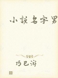 小说名字男生