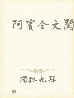 阿宾全文阅读封面