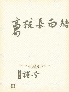 高校长白结大结局封面